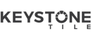 Logo with the text "Keystone Tile" in bold, black letters, ideal for swimming pool companies.